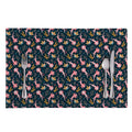 Pink Axolotl Pattern Print Placemat