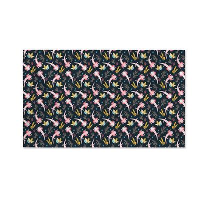 Pink Axolotl Pattern Print Polyester Flag