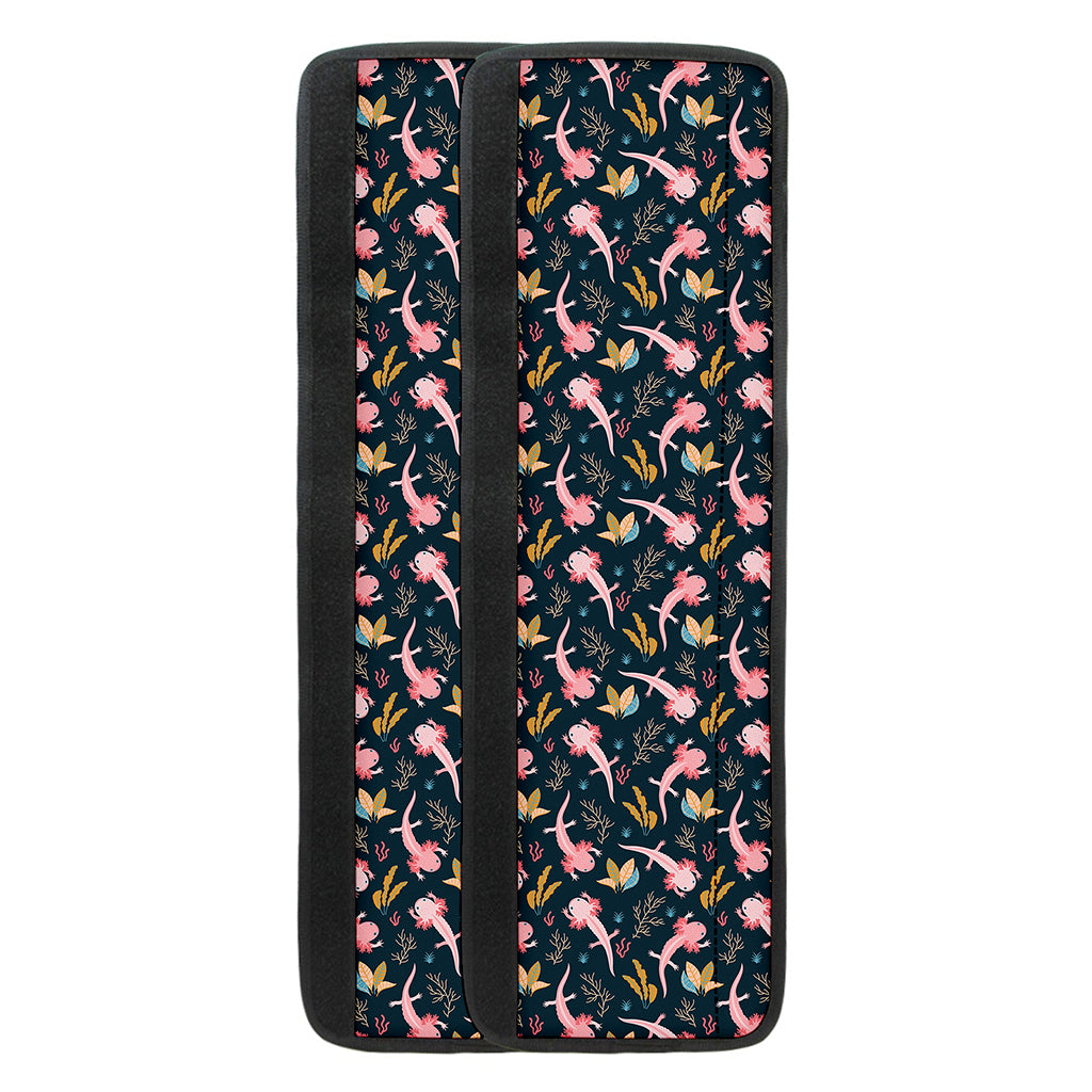 Pink Axolotl Pattern Print Refrigerator Handle Covers