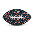 Pink Axolotl Pattern Print Rugby Ball