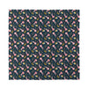 Pink Axolotl Pattern Print Silk Bandana