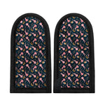 Pink Axolotl Pattern Print Skillet Handle Cover