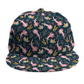 Pink Axolotl Pattern Print Snapback Cap