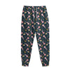 Pink Axolotl Pattern Print Sweatpants