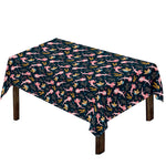 Pink Axolotl Pattern Print Tablecloth