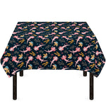 Pink Axolotl Pattern Print Tablecloth