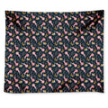 Pink Axolotl Pattern Print Tapestry