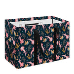 Pink Axolotl Pattern Print Utility Tote Bag