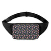 Pink Axolotl Pattern Print Waist Bag