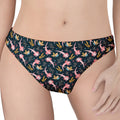 Pink Axolotl Pattern Print Women's Thong