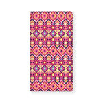 Pink Aztec Geometric Pattern Print Baby Crib Sheet