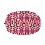 Pink Aztec Geometric Pattern Print Car Side Mirror Covers