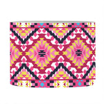 Pink Aztec Geometric Pattern Print Drum Lamp Shade