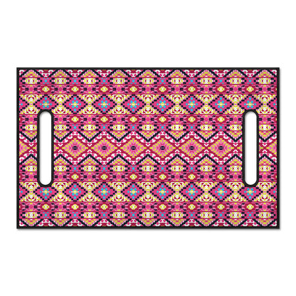 Pink Aztec Geometric Pattern Print Golf Cart Seat Cover