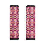Pink Aztec Geometric Pattern Print Handle Covers