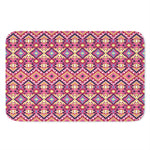 Pink Aztec Geometric Pattern Print Indoor Door Mat