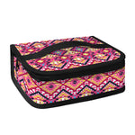 Pink Aztec Geometric Pattern Print Small Lunch Bag