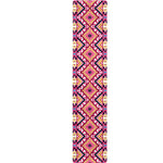 Pink Aztec Geometric Pattern Print Table Runner