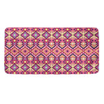 Pink Aztec Geometric Pattern Print Towel