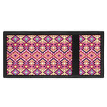 Pink Aztec Geometric Pattern Print Trifold Wallet