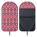 Pink Aztec Geometric Pattern Print Waterproof Car Seat Cover