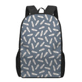 Pink Ballet Shoes Pattern Print 17 Inch Backpack