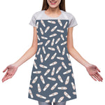 Pink Ballet Shoes Pattern Print Adjustable Apron