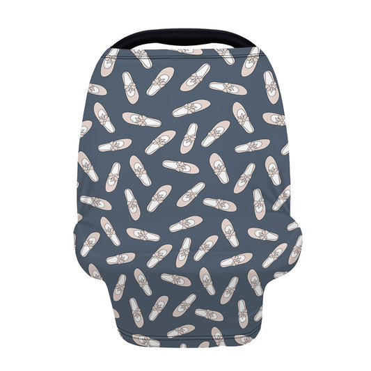 Pink Ballet Shoes Pattern Print Baby Seat Cover