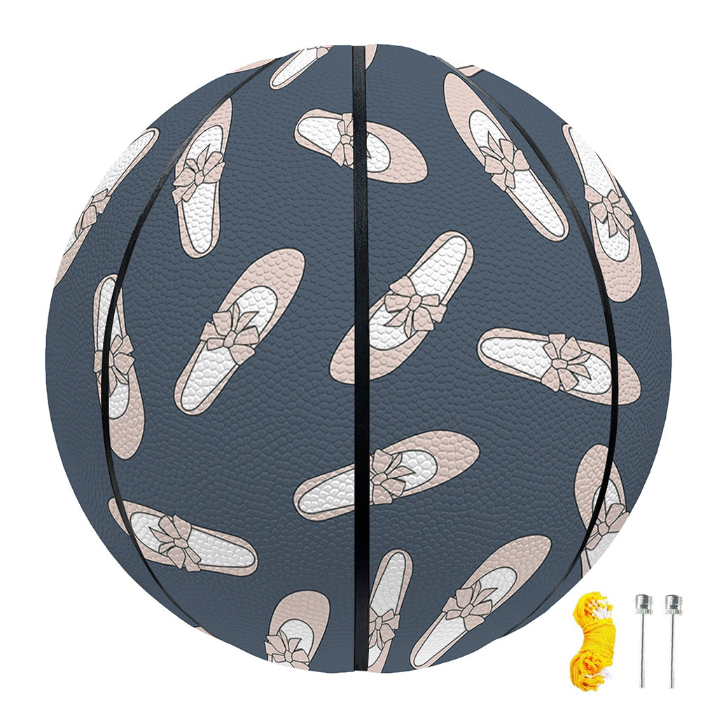 Pink Ballet Shoes Pattern Print Basketball