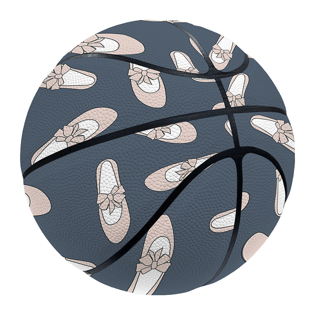 Pink Ballet Shoes Pattern Print Basketball