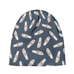 Pink Ballet Shoes Pattern Print Beanie