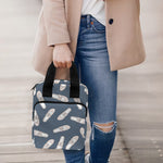 Pink Ballet Shoes Pattern Print Bible Tote Bag