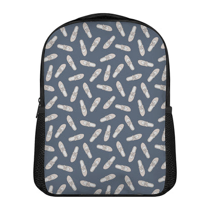 Pink Ballet Shoes Pattern Print Casual Backpack