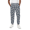 Pink Ballet Shoes Pattern Print Cotton Sweatpants