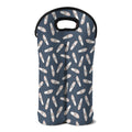 Pink Ballet Shoes Pattern Print Double Neoprene Wine Tote