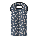 Pink Ballet Shoes Pattern Print Double Neoprene Wine Tote