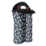 Pink Ballet Shoes Pattern Print Double Neoprene Wine Tote
