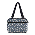 Pink Ballet Shoes Pattern Print Double Strap Bible Bag