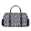 Pink Ballet Shoes Pattern Print Duffel Bag