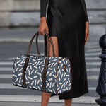 Pink Ballet Shoes Pattern Print Duffle Bag