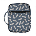 Pink Ballet Shoes Pattern Print Front Pocket Bible Bag