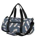 Pink Ballet Shoes Pattern Print Gym Bag