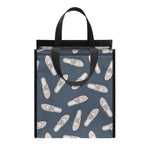 Pink Ballet Shoes Pattern Print Insulated Lunch Tote
