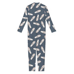 Pink Ballet Shoes Pattern Print Jumpsuit