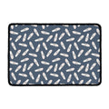 Pink Ballet Shoes Pattern Print Kitchen Mat