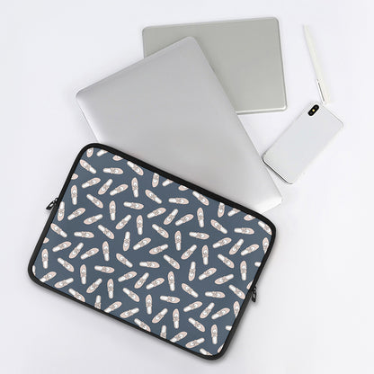 Pink Ballet Shoes Pattern Print Laptop Sleeve