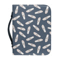 Pink Ballet Shoes Pattern Print Leather Bible Cover