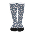 Pink Ballet Shoes Pattern Print Long Socks