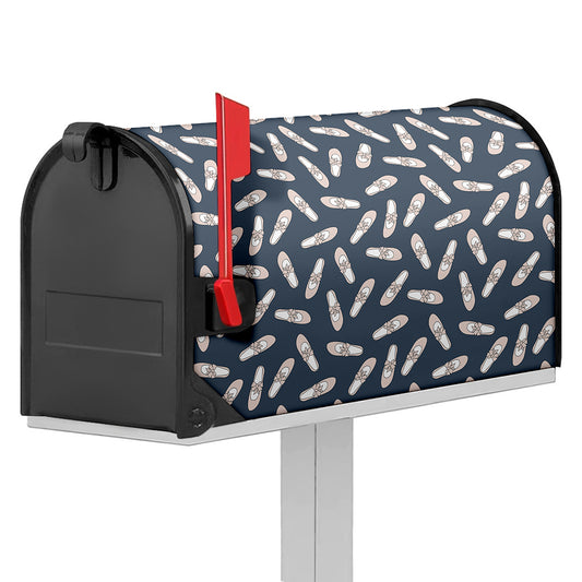 Pink Ballet Shoes Pattern Print Mailbox Cover
