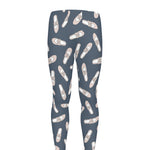 Pink Ballet Shoes Pattern Print Men's leggings